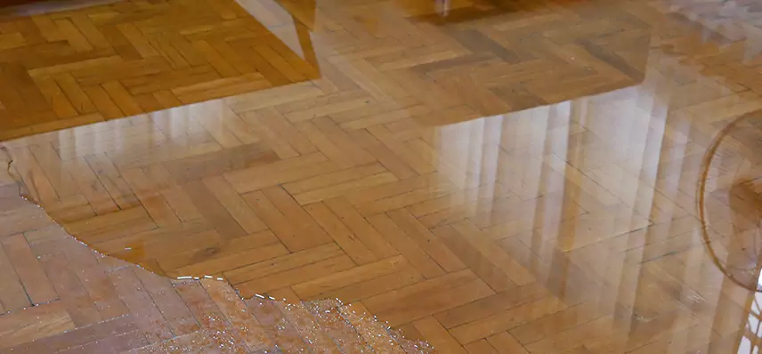 Laminate Wood Floor Water Damage Repair in Dedham